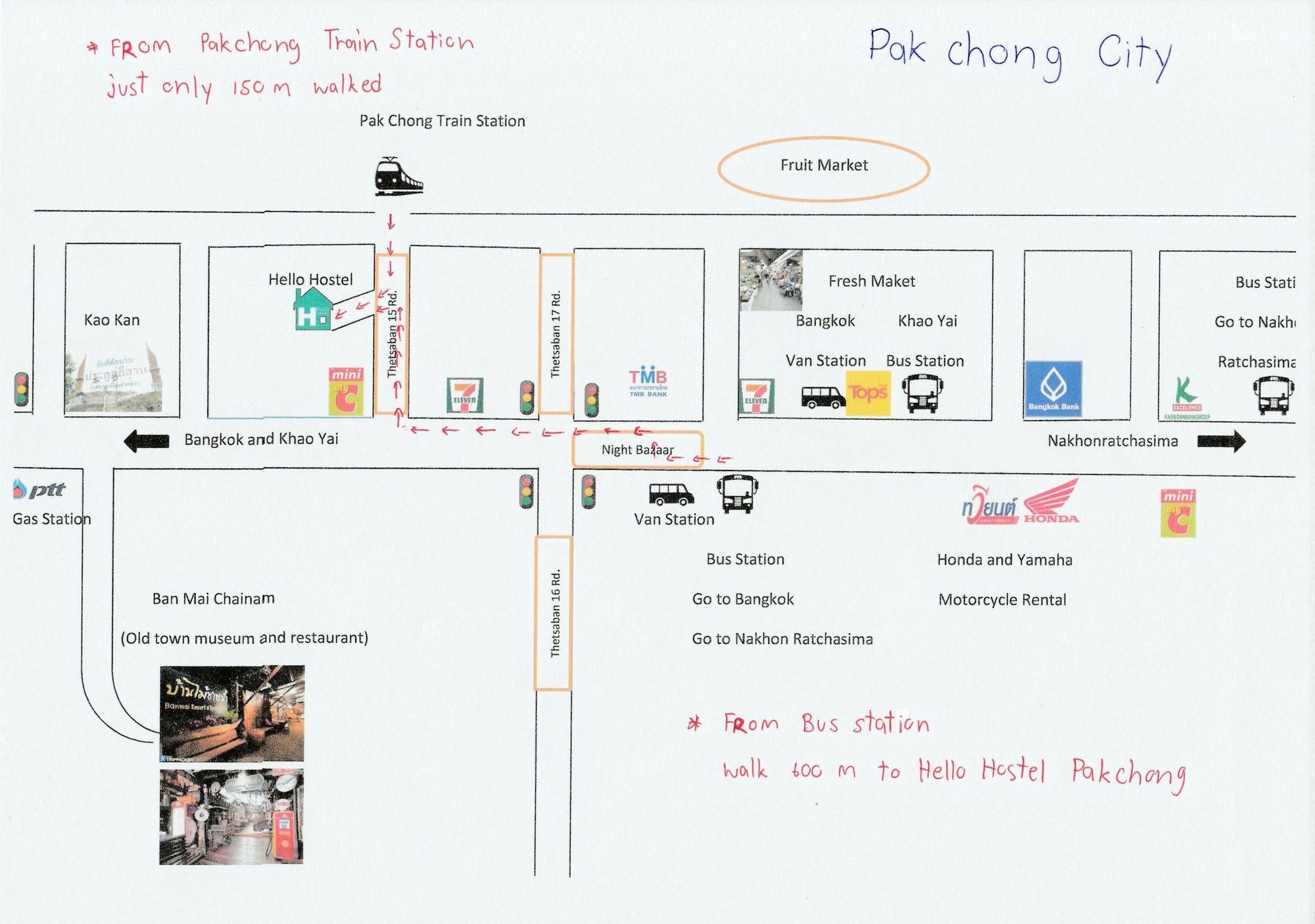 Hello Hostel Pakchong Pak Chong Exterior foto